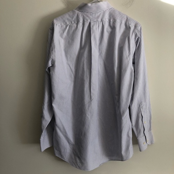 5/$25 Blue Stripes Dress Shirt - Picture 5 of 5